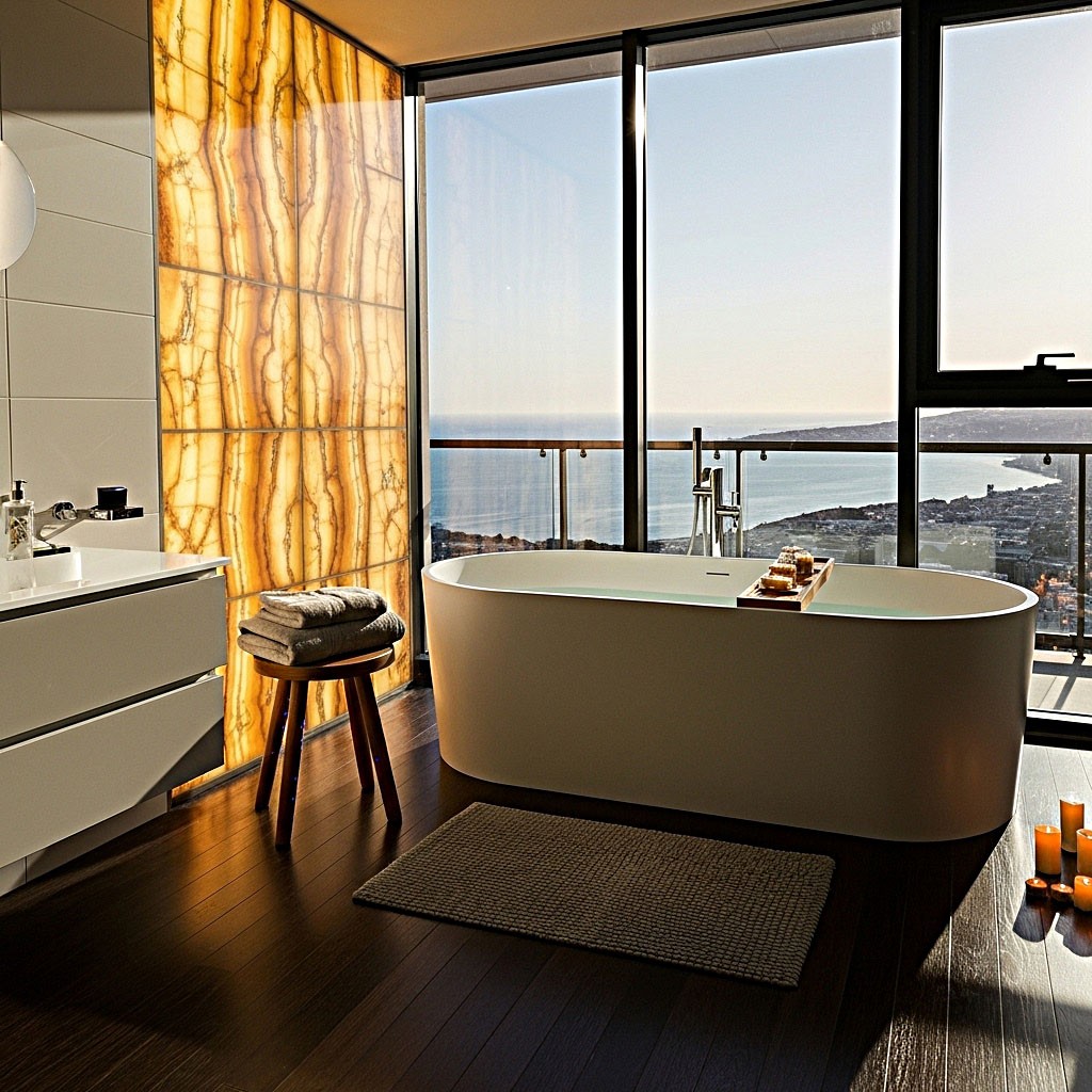 Bau Acrylic Freestanding Bathtub Made in Turkey